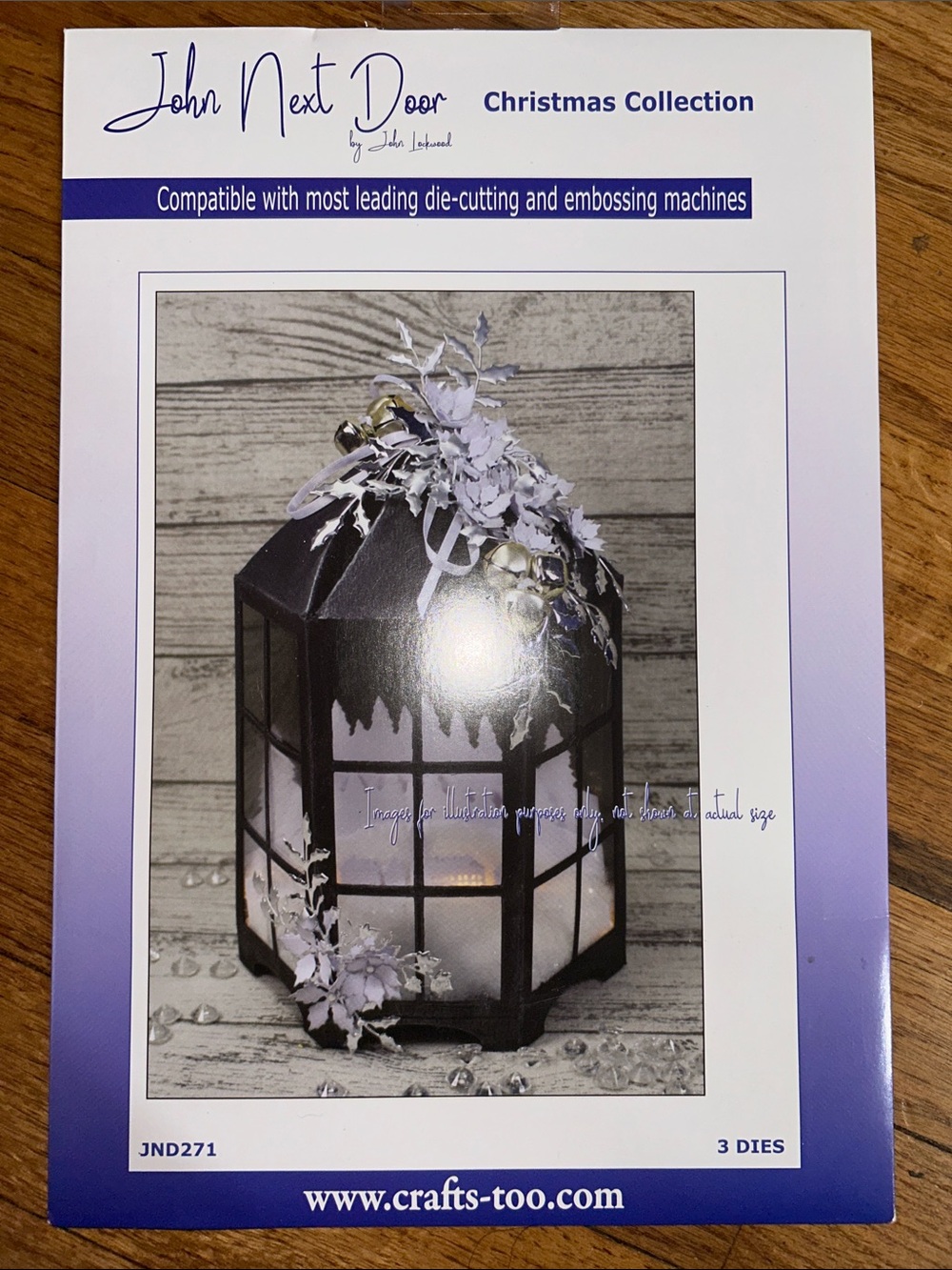 Christmas Lantern Die Set - Black and White